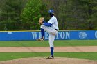 Baseball vs CGA  Wheaton College Baseball vs Coast Guard Academy during game one of the NEWMAC semi-finals playoffs. - (Photo by Keith Nordstrom) : Wheaton, baseball, NEWMAC